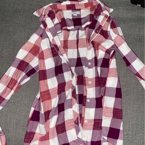 croft & barrow Tops - Red flannel